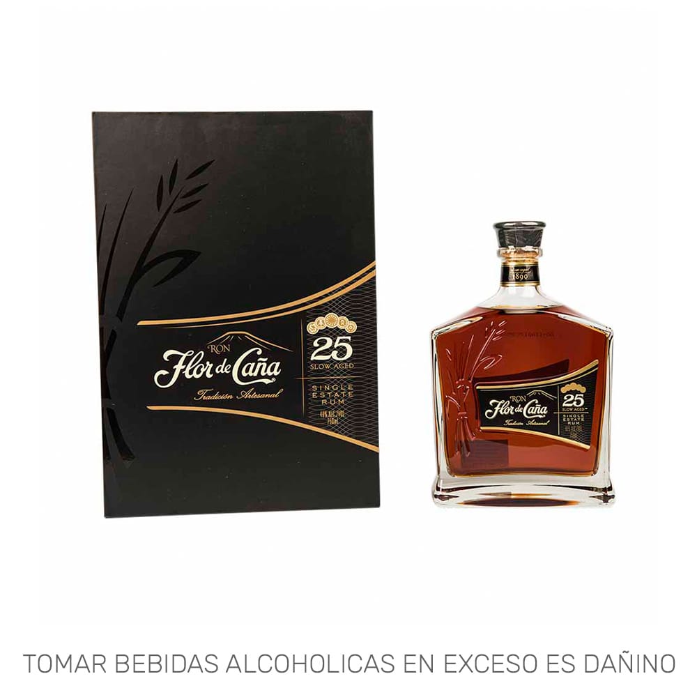Ron FLOR DE CAÑA 25 Años Botella 750ml