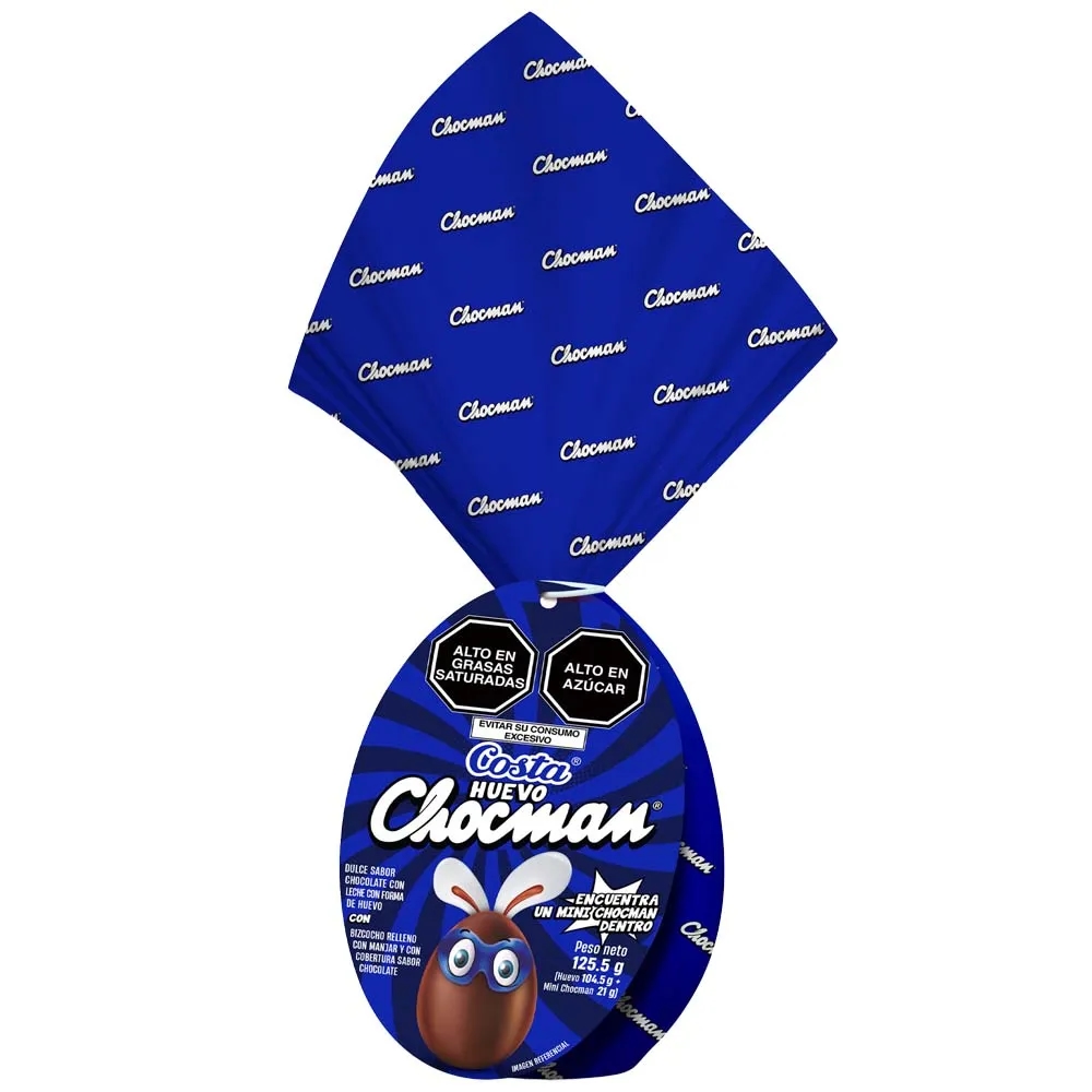 Huevo de Pascua COSTA Chocman Bolsa 125.5g