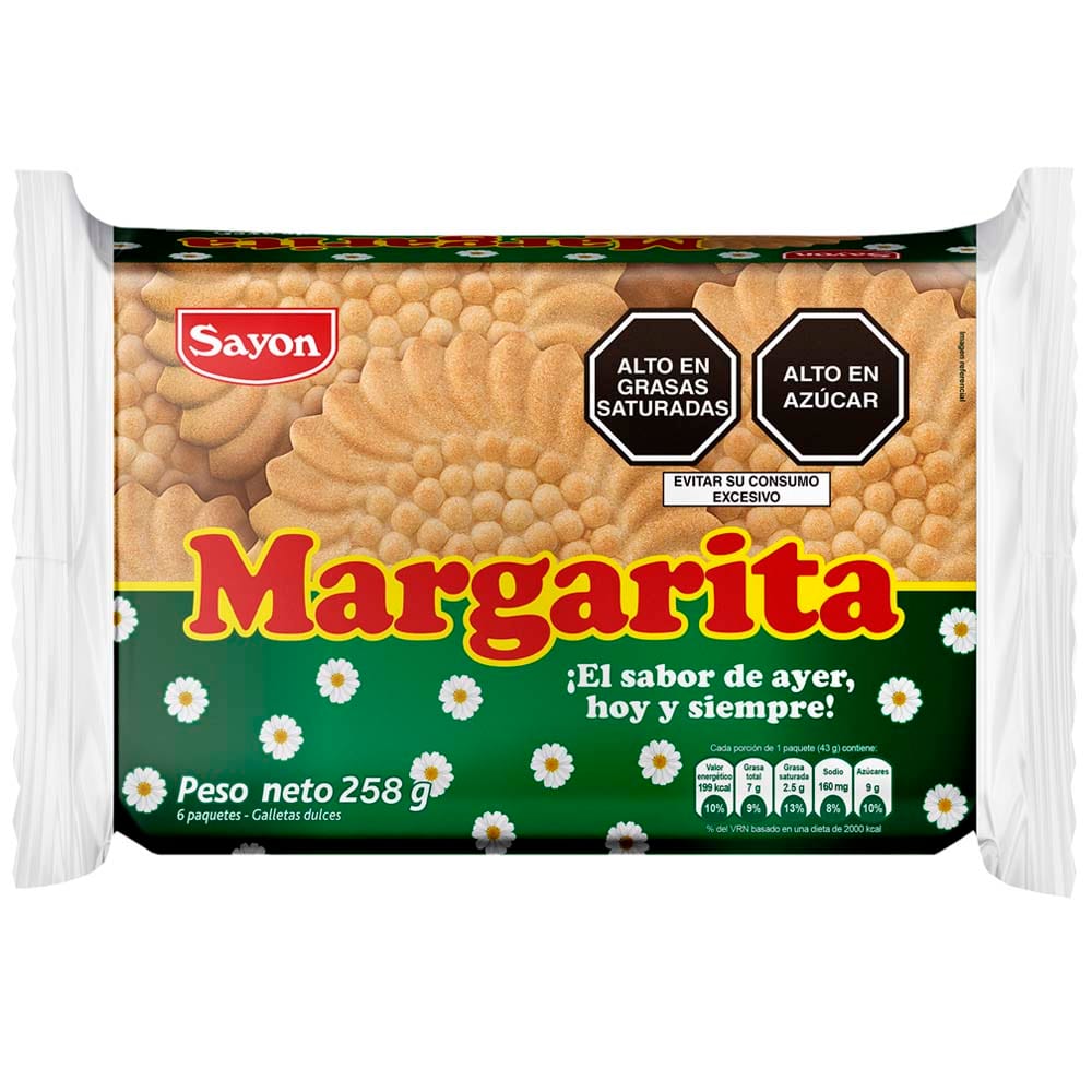 Galletas SAYON Margarita Bolsa 43g