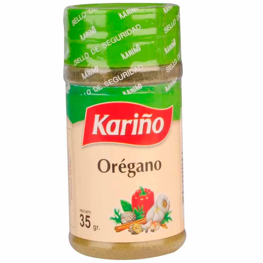 Orégano KARIÑO Entero Frasco 35Gr Orégano Molido KARIÑO Frasco 35g