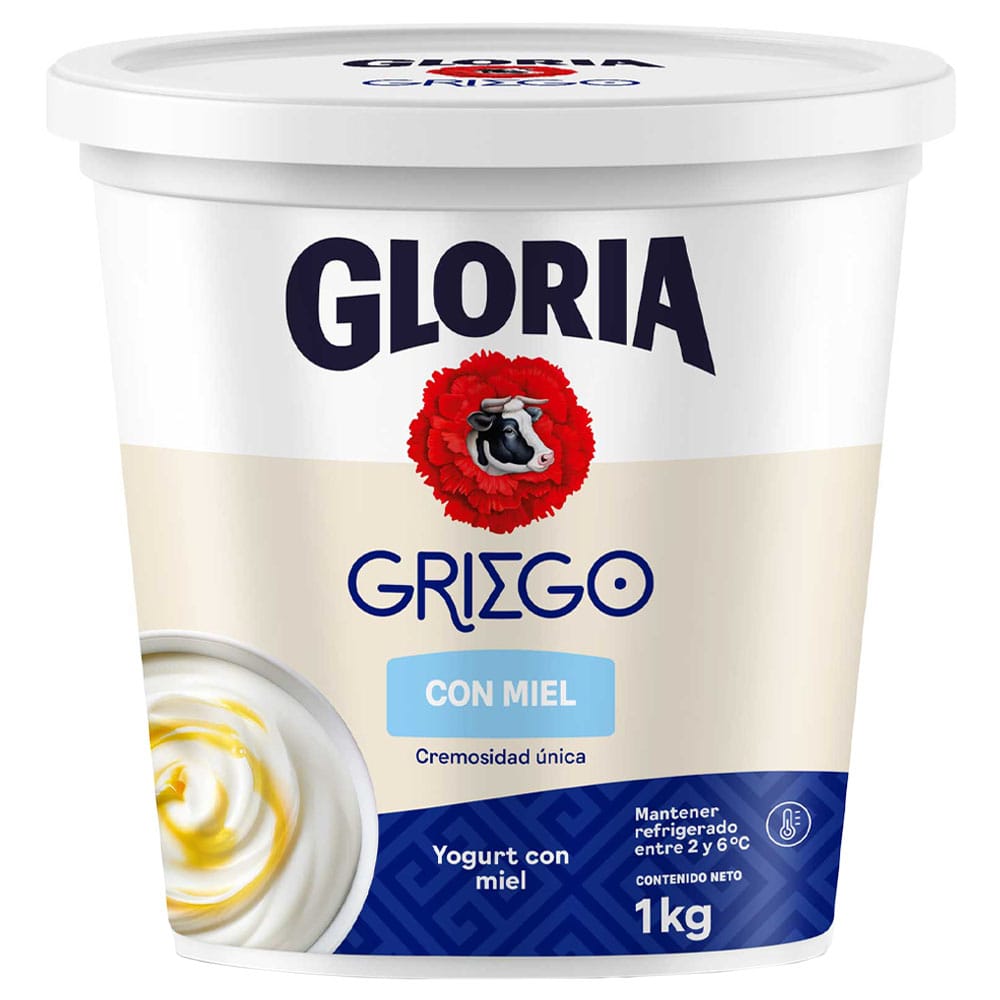 Yogurt Griego GLORIA Miel Pote 1Kg