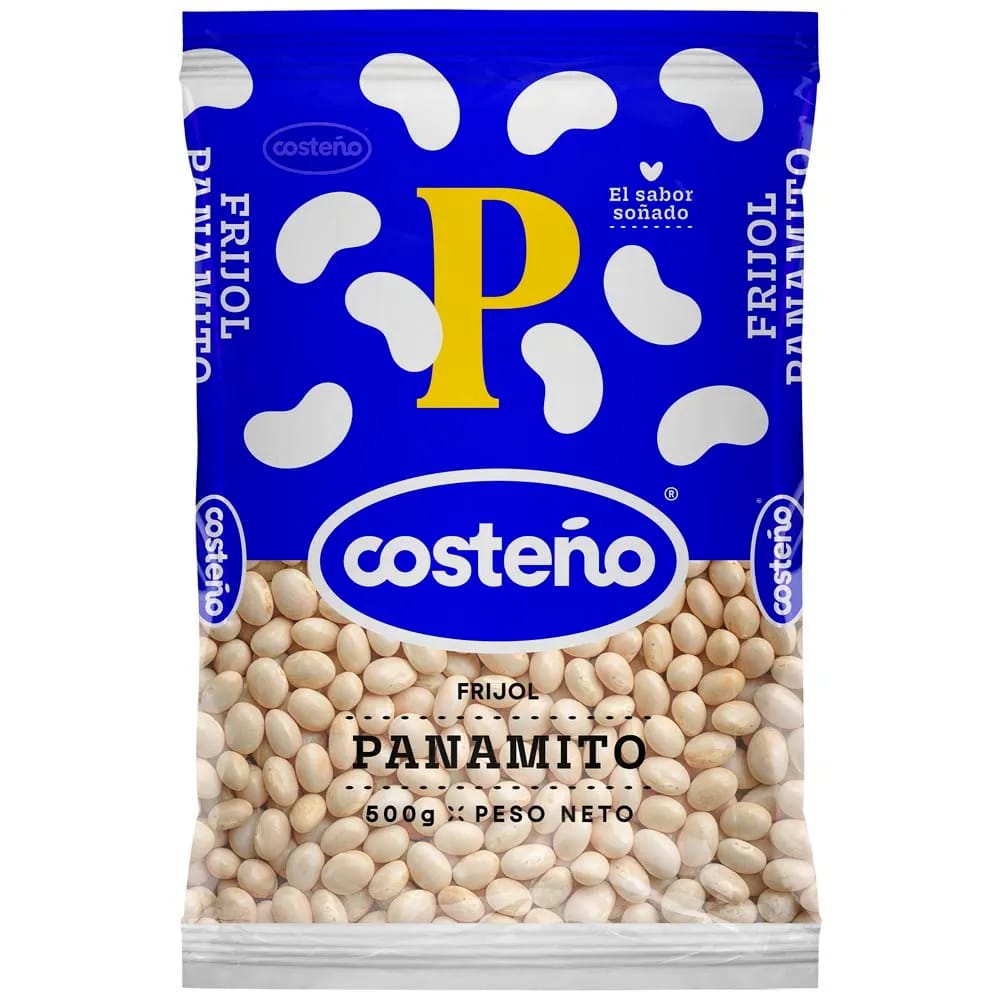 Frijol Panamito COSTEÑO Bolsa 500g