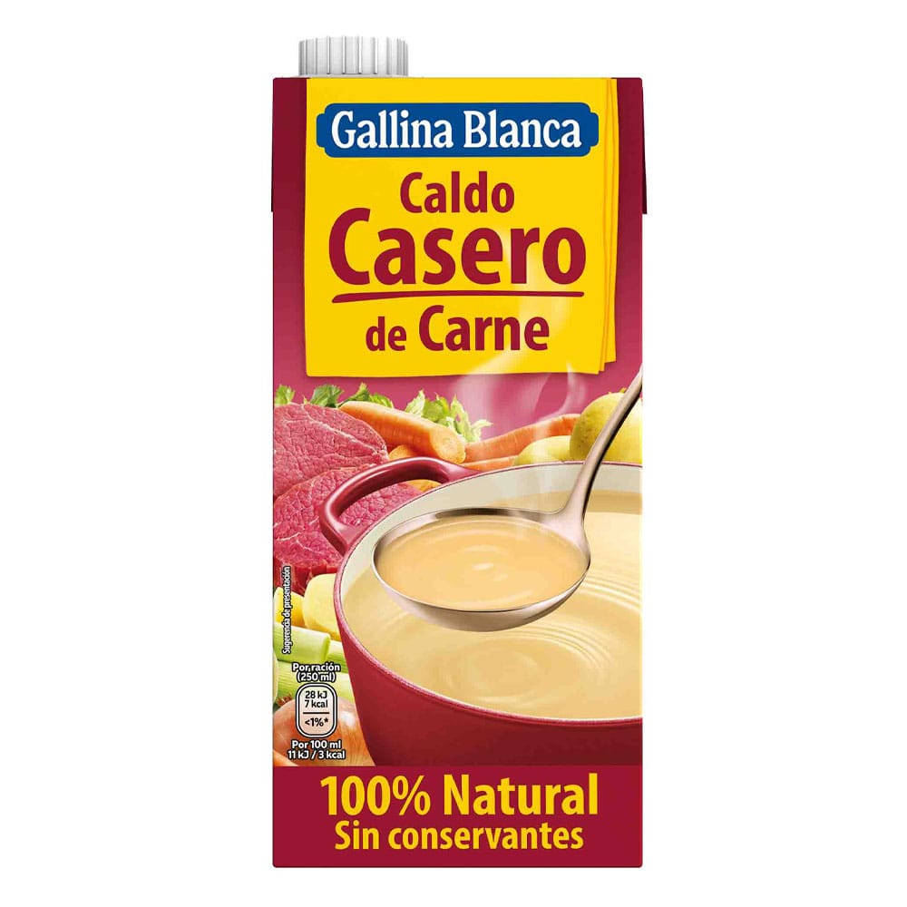 Caldo de Carne GALLINA BLANCA Caja 1L
