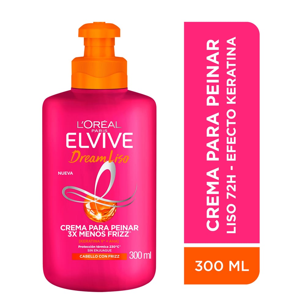 Crema para Peinar ELVIVE Dream Liso Botella 300ml