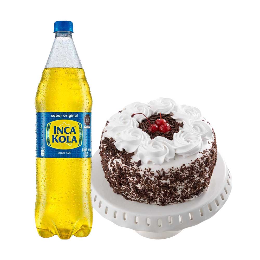 Pack Torta Selva Negra Chica LA FLORENCIA 1un + Gaseosa INCA KOLA Botella 1.5L