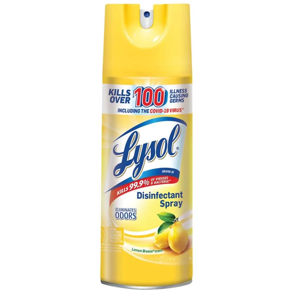 Desinfectante en Aerosol LYSOL Lemon Breeze Frasco 370ml