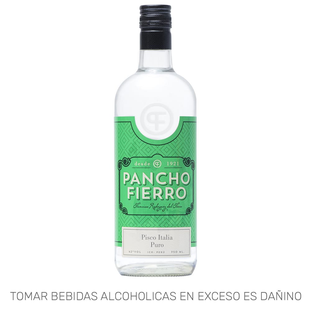 Pisco PANCHO FIERRO Italia Botella 750ml