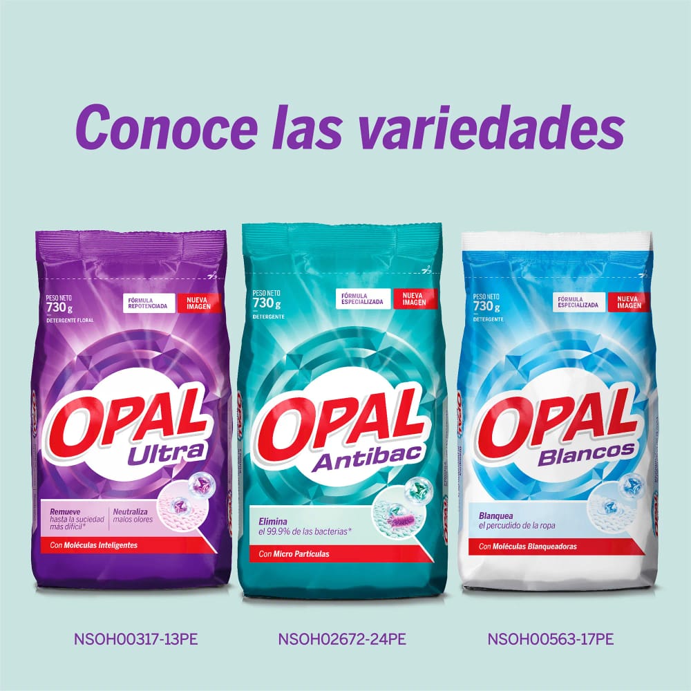 Detergente OPAL Antibacterial Bolsa 2.4kg