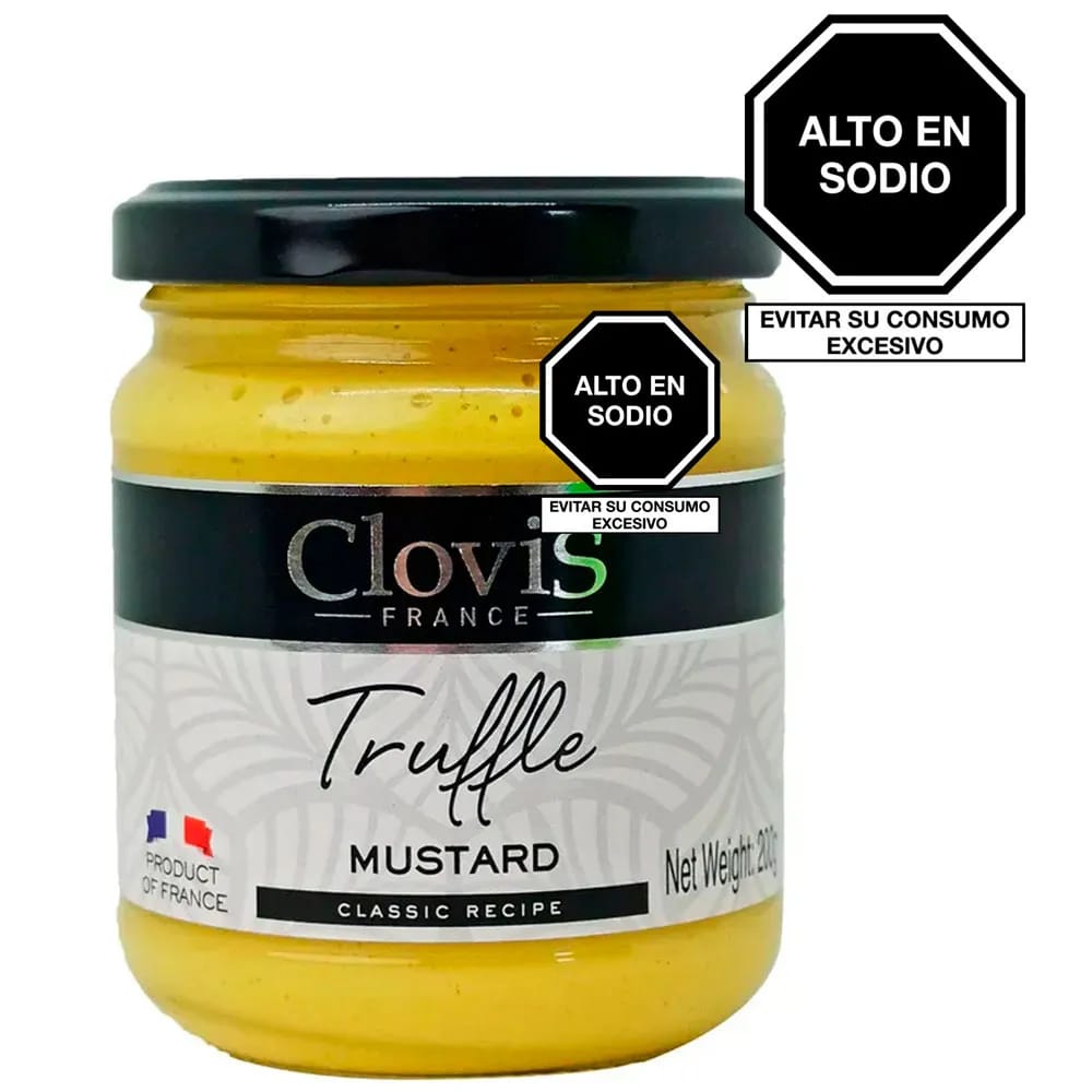 Mostaza a la Trufa CLOVIS Frasco 200g