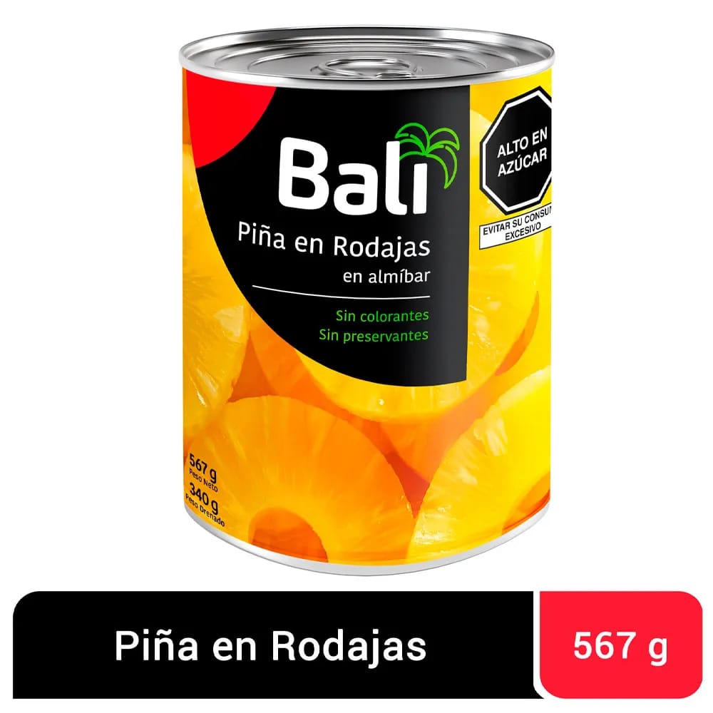 Piña en Rodajas BALI Lata 567g