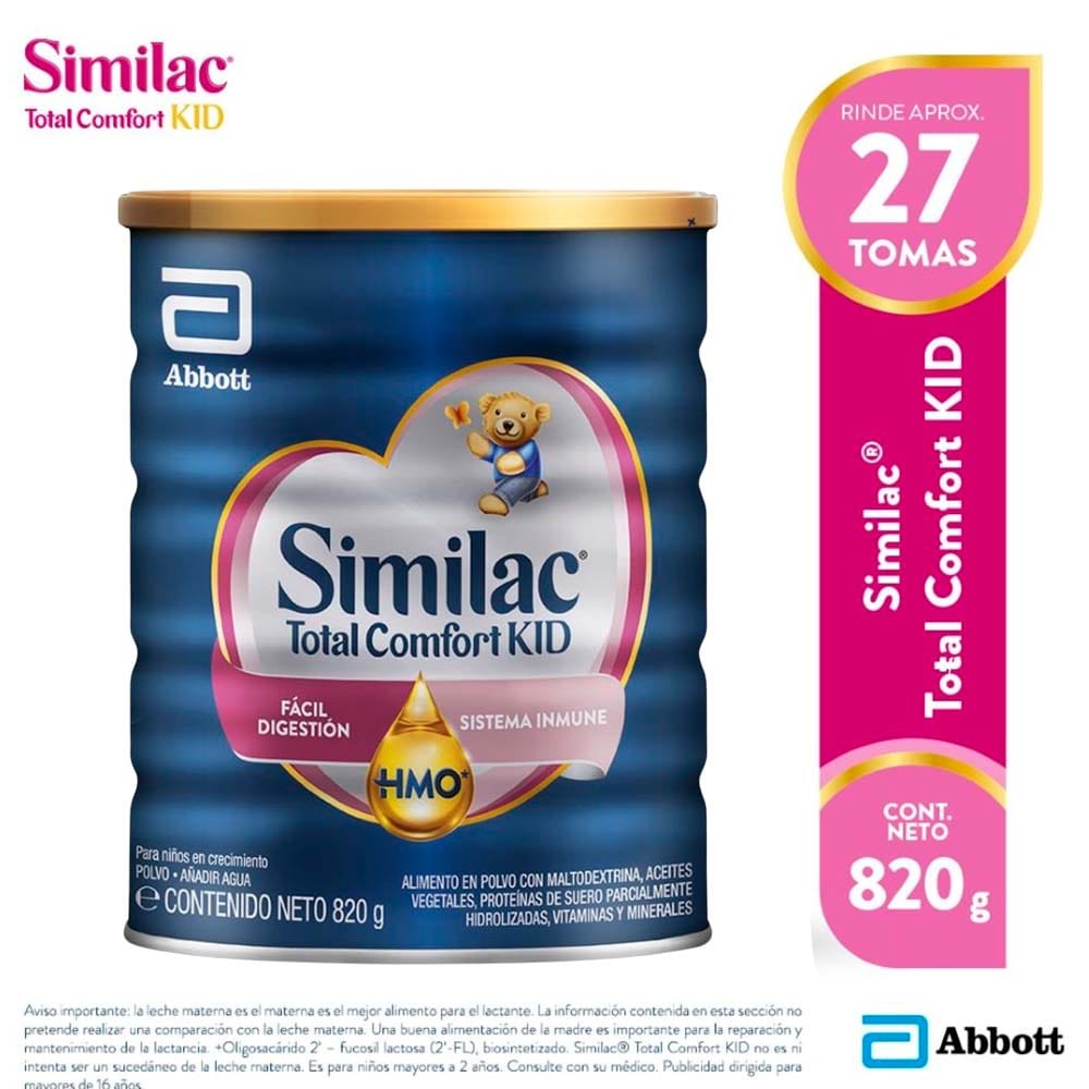 Fórmula Infantil SIMILAC Total Comfort Kid Lata 820g