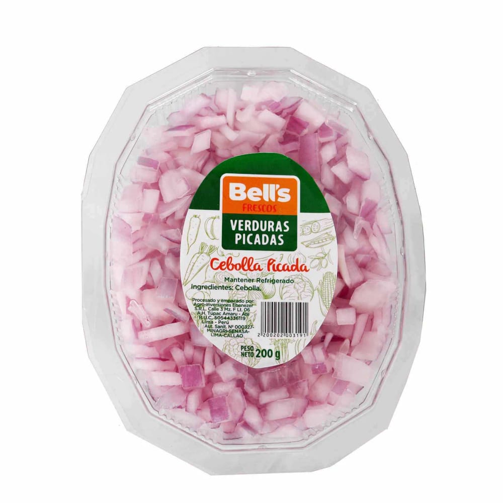Cebolla Picada BELL'S Bandeja 200g
