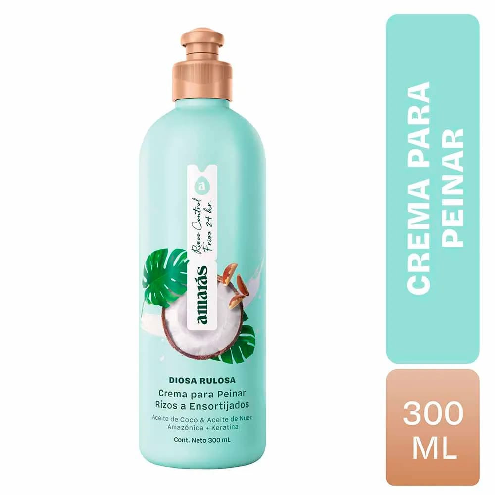 Crema para Peinar AMARÁS Diosa Rulosa Frasco 300ml