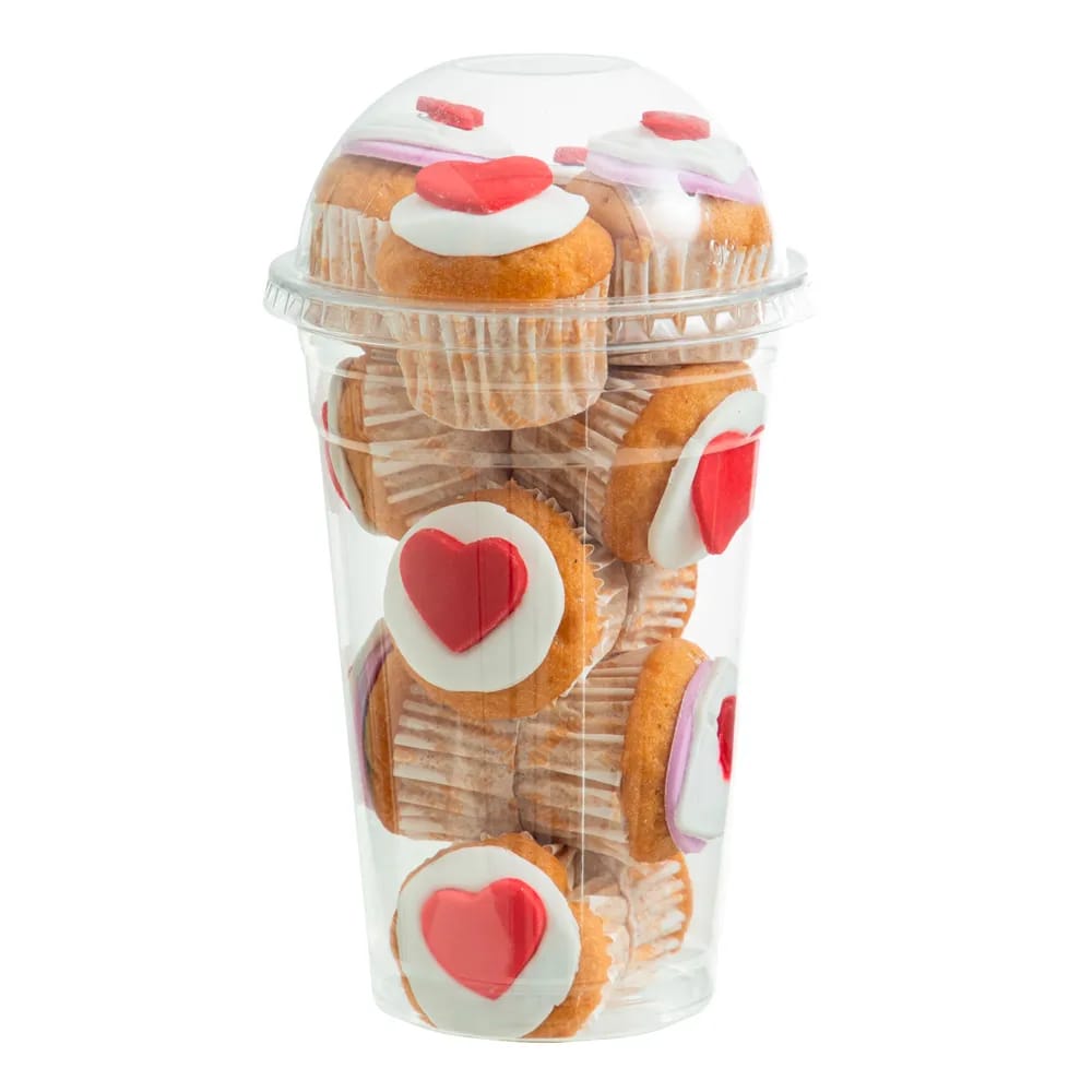 Mini Cupcake Decorado Envase 12un CF