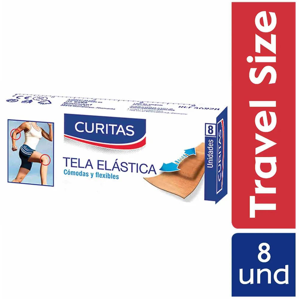 Caja Curitas Tela Elástica 8un