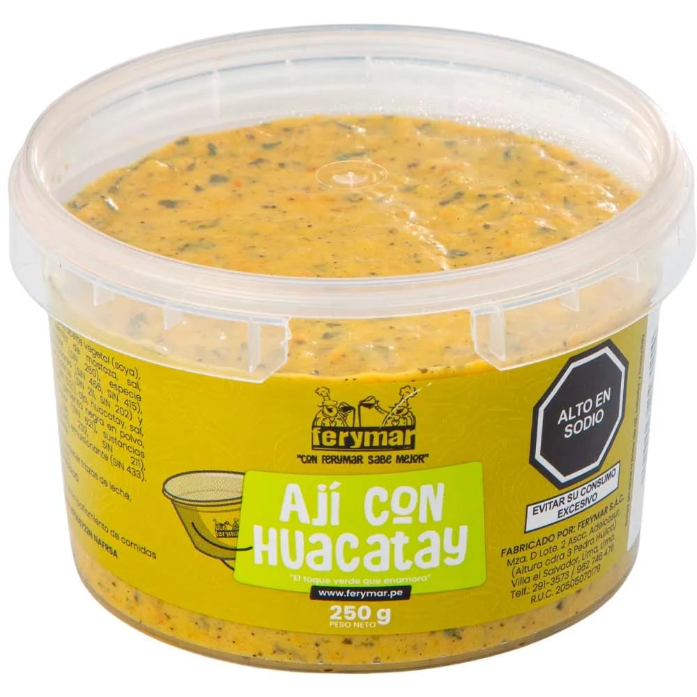 Ají Huacatay FERYMAR Pote 250g