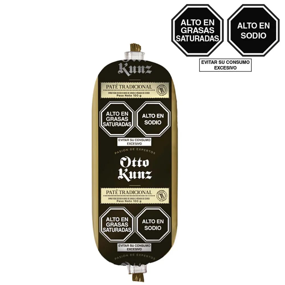Paté OTTO KUNZ De cerdo Paquete 100Gr