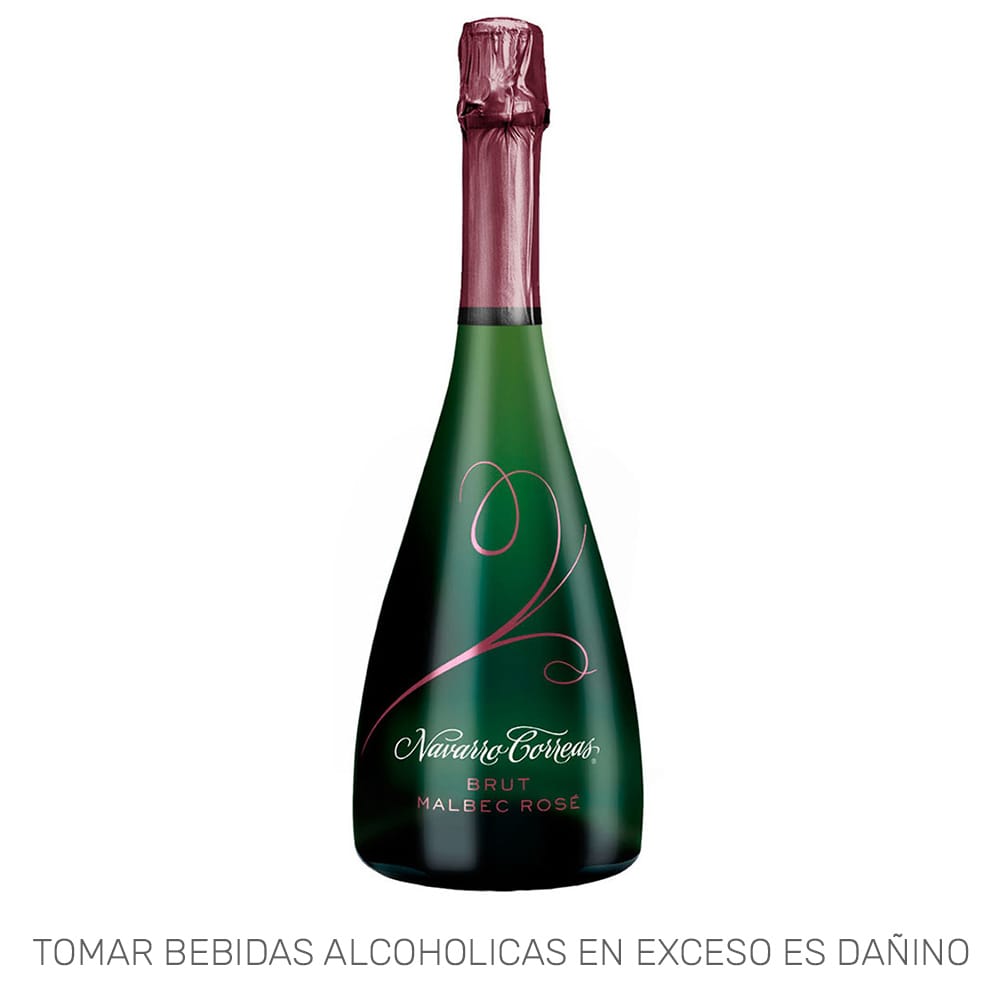 Espumante NAVARRO CORREAS Rosé Brut Botella 750ml