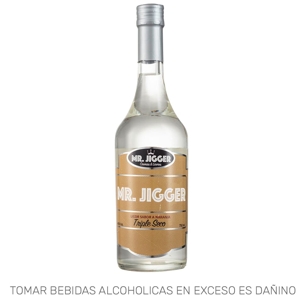 Licor MR JIGGER Triple Sec Botella 750ml