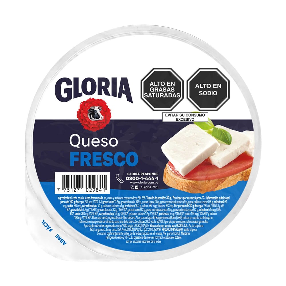 Queso Fresco GLORIA x kg