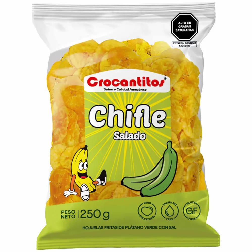 Chifles Salados CROCANTITOS Bolsa 250g