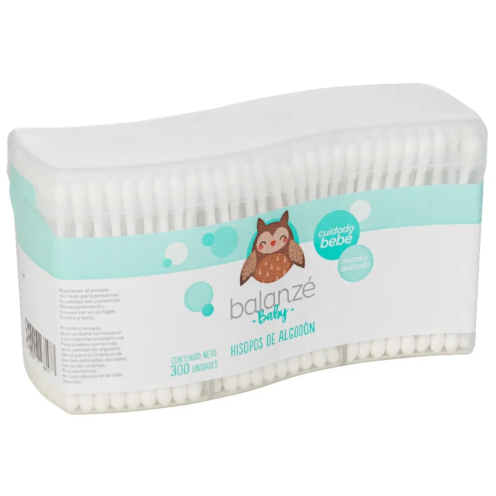 Hisopos para Bebé BOREAL Bolsa 300un