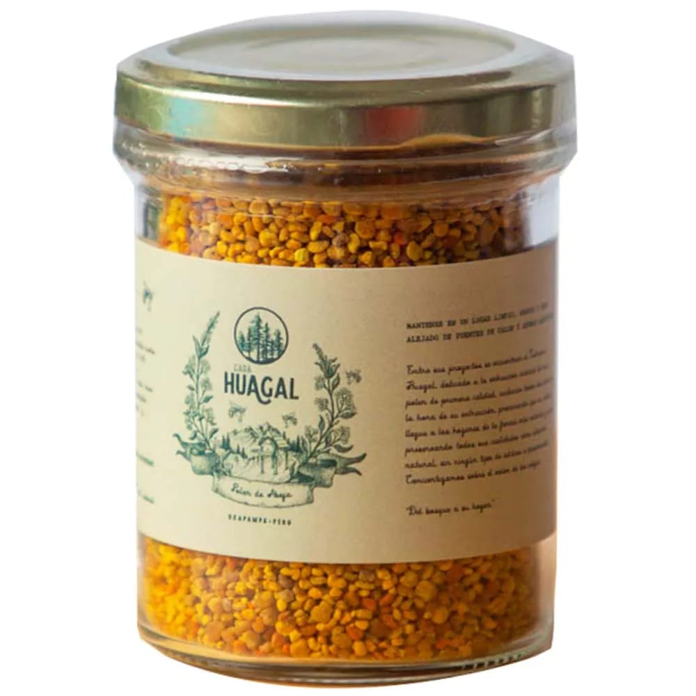 Polen de Abeja HUAGAL Multifloral Oxapampa Frasco 120g