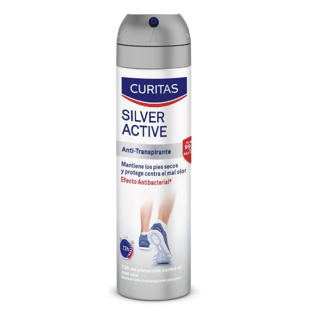 Antitranspirante para Pies HANSAPLAST Foot Expert Silver Active Frasco 150ml