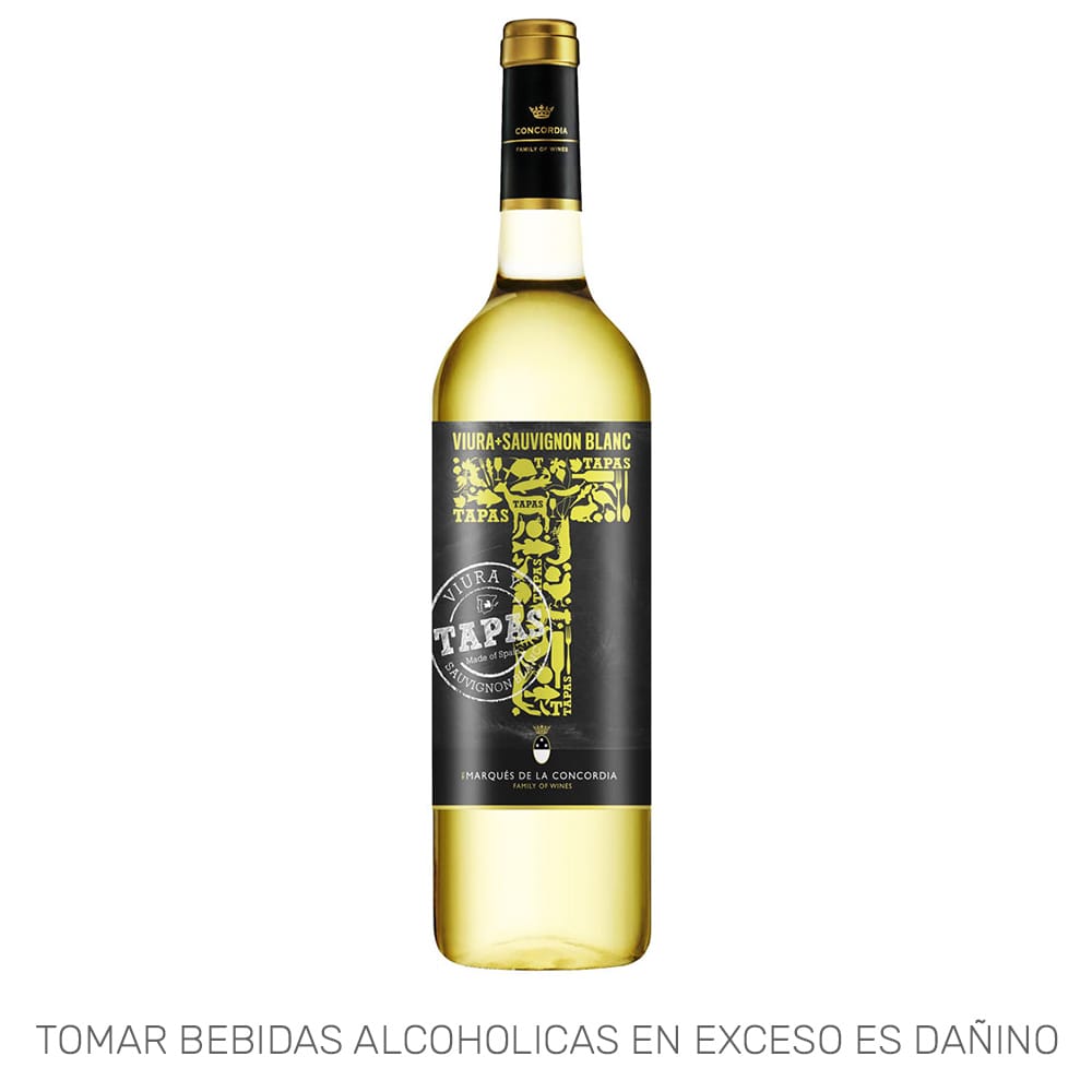 Vino Blanco TAPAS Botella 750ml