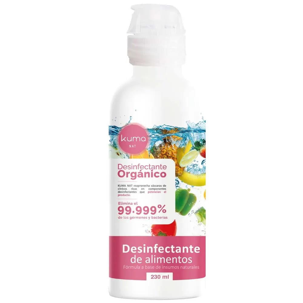 Desinfectante de Alimentos Orgánico KUMA NAT Botella 230ml
