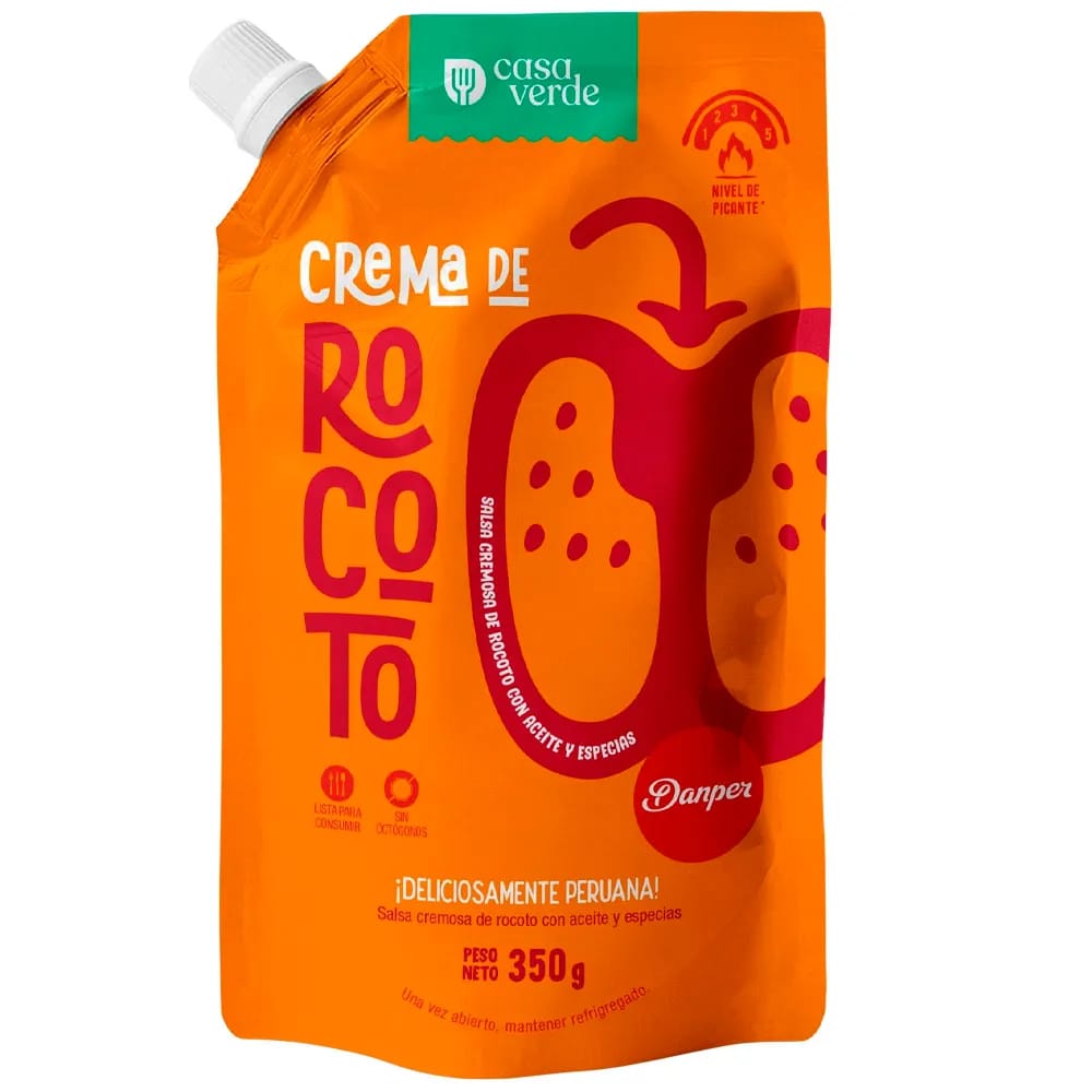 Crema de Rocoto CASA VERDE Doypack 350g