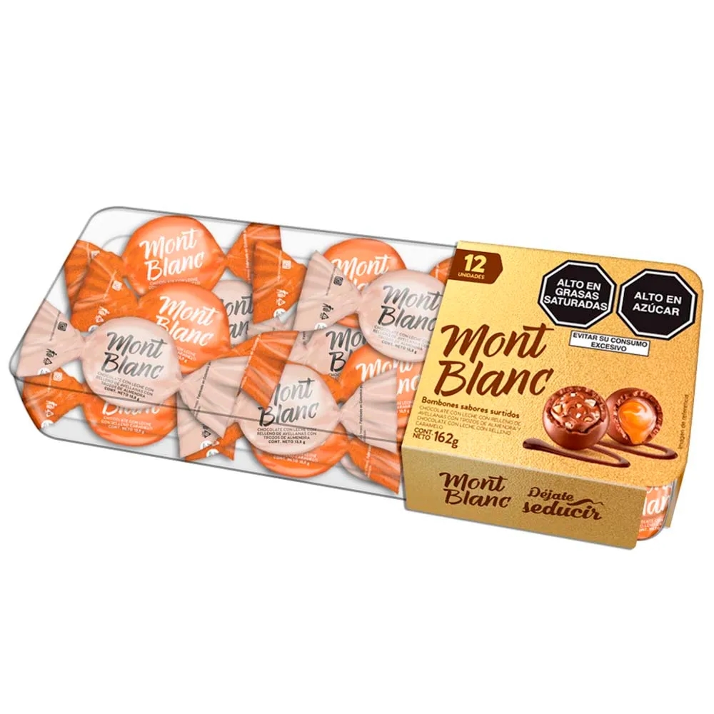 Bombones Surtidos MONTBLANC Caja 12un