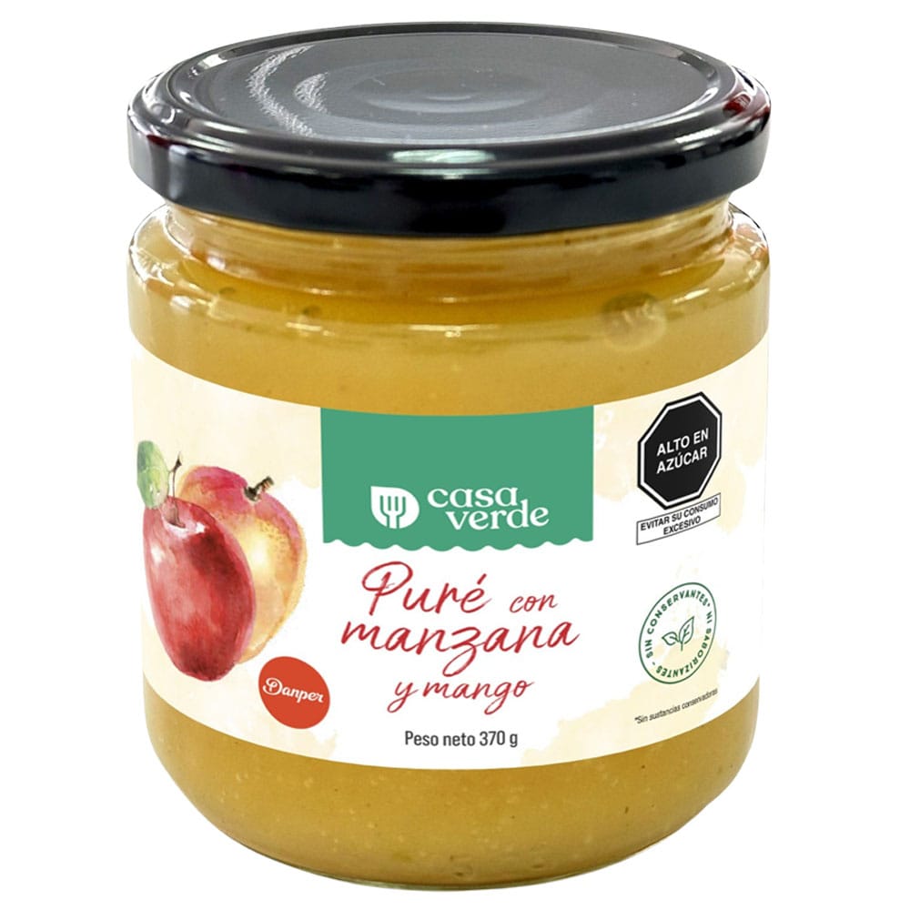 Puré de Manzana Exótico CASA VERDE Frasco 370g
