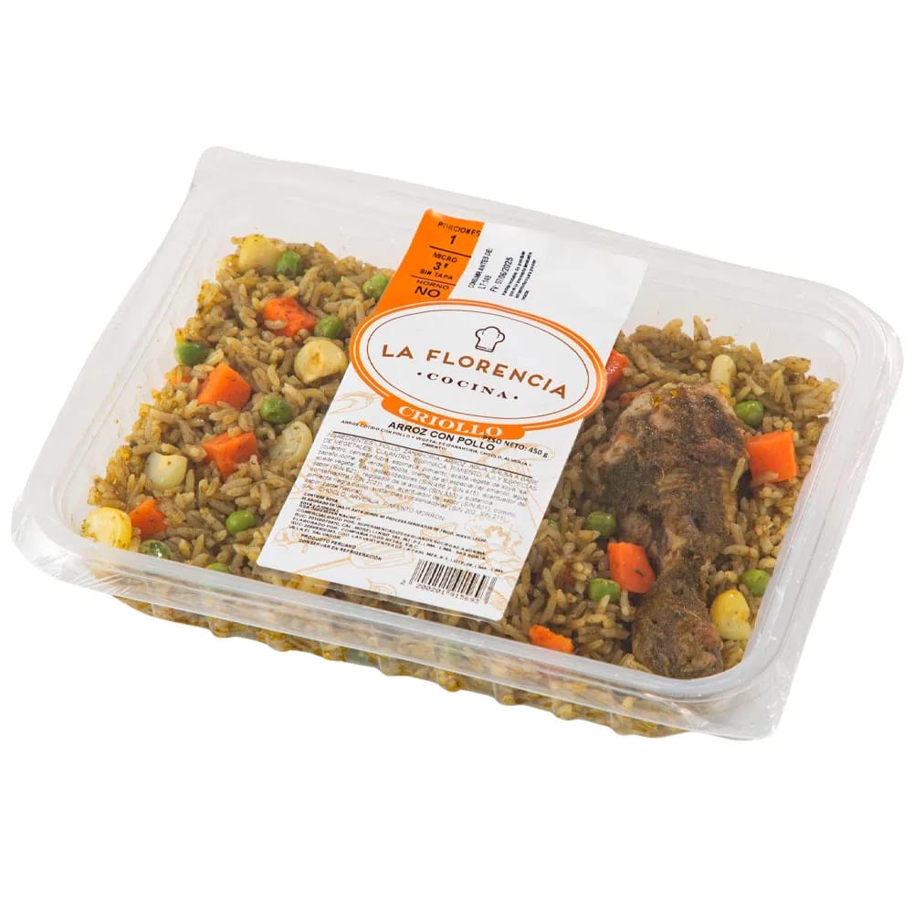Arroz con Pollo LA FLORENCIA Bandeja 450g