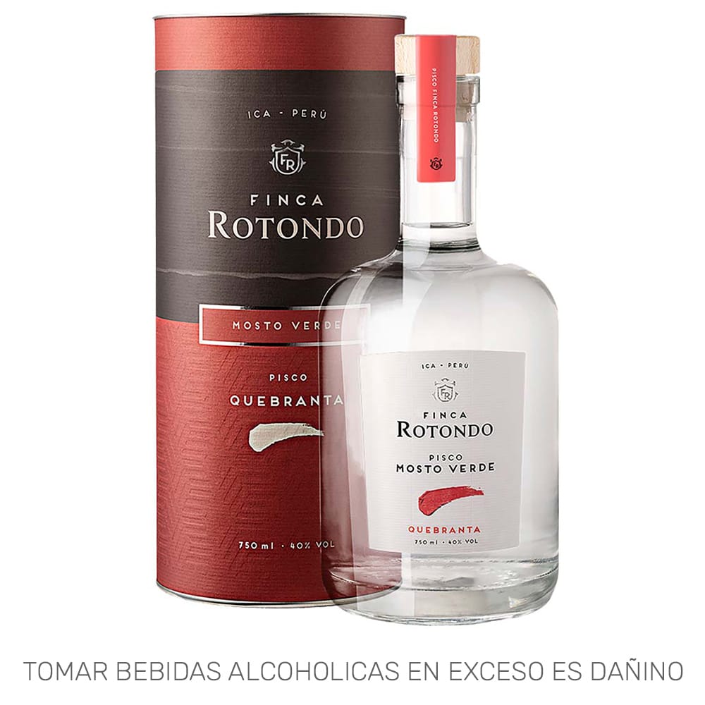 Pisco Mosto Verde FINCA ROTONDO Quebranta Botella 750ml