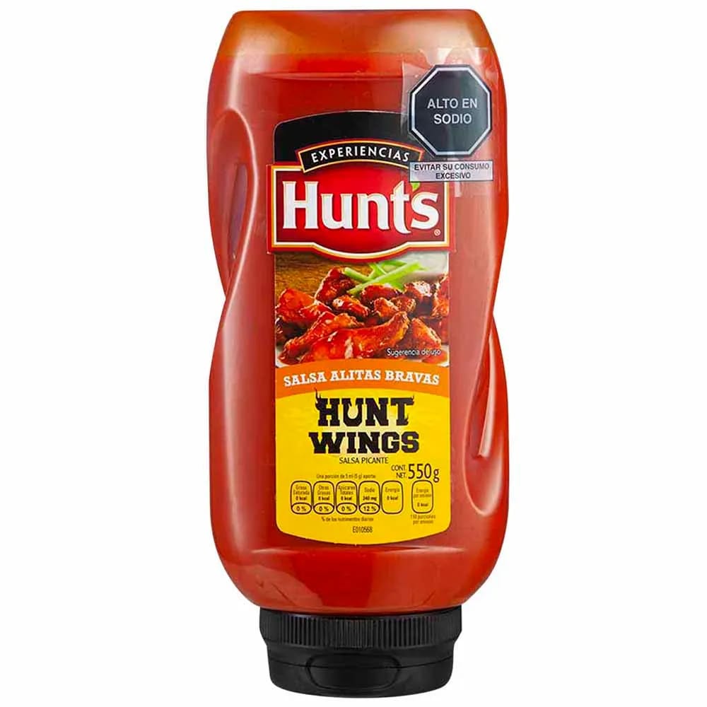 Salsa Alitas Bravas HUNTS Wings Frasco 550g