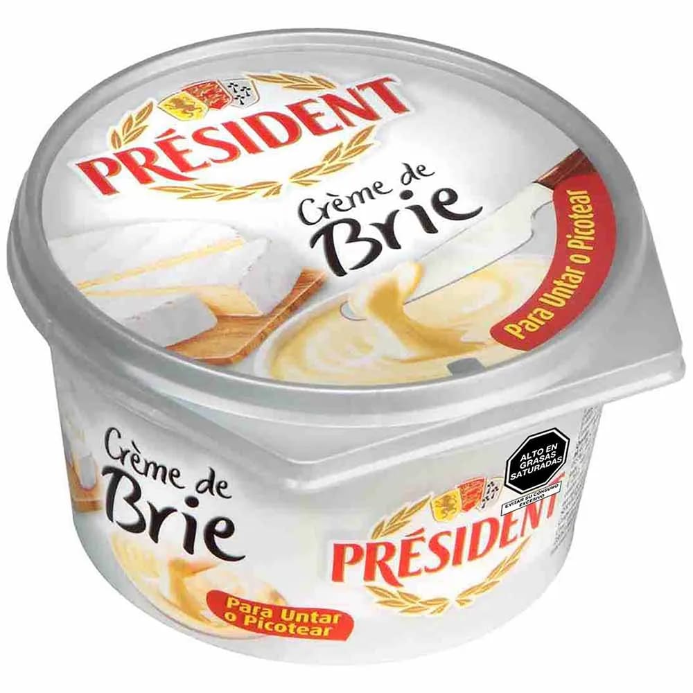 Crema de Queso Brie PRÉSIDENT Pote 125g