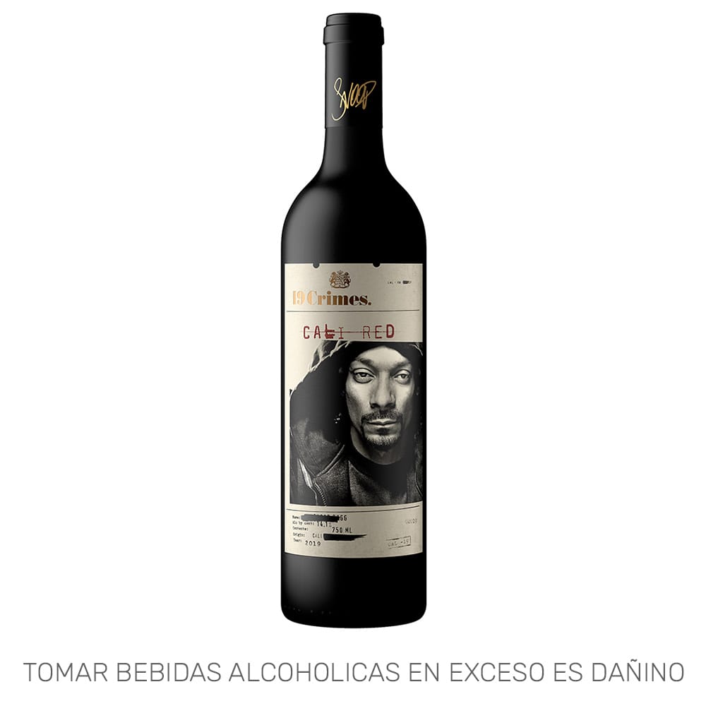 Vino Tinto 19 CRIMES Red Botella 750ml