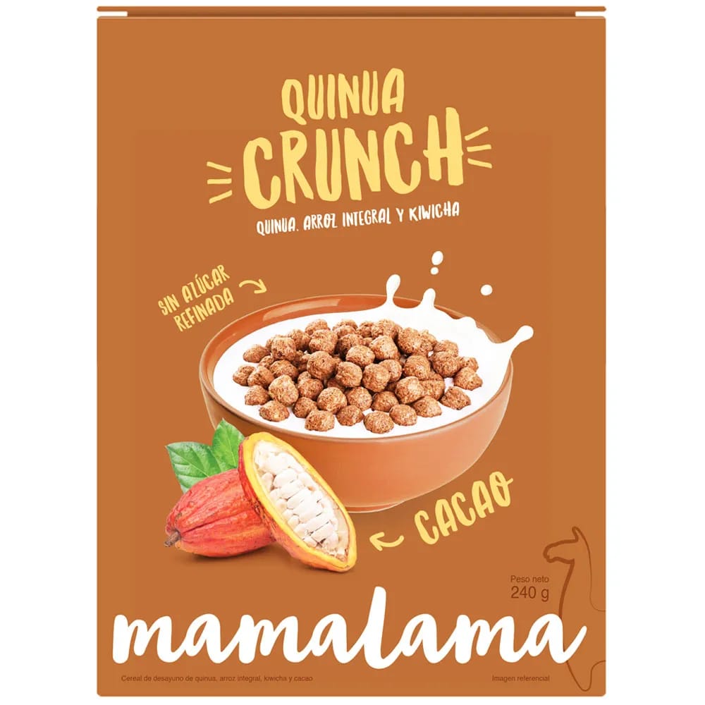 Cereal de Quinua MAMALAMA Cacao Caja 240g