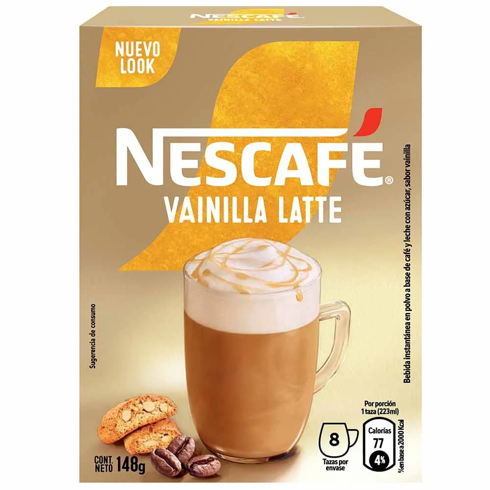 Bebida Instantáneo NESCAFÉ Vainilla Caja 148g
