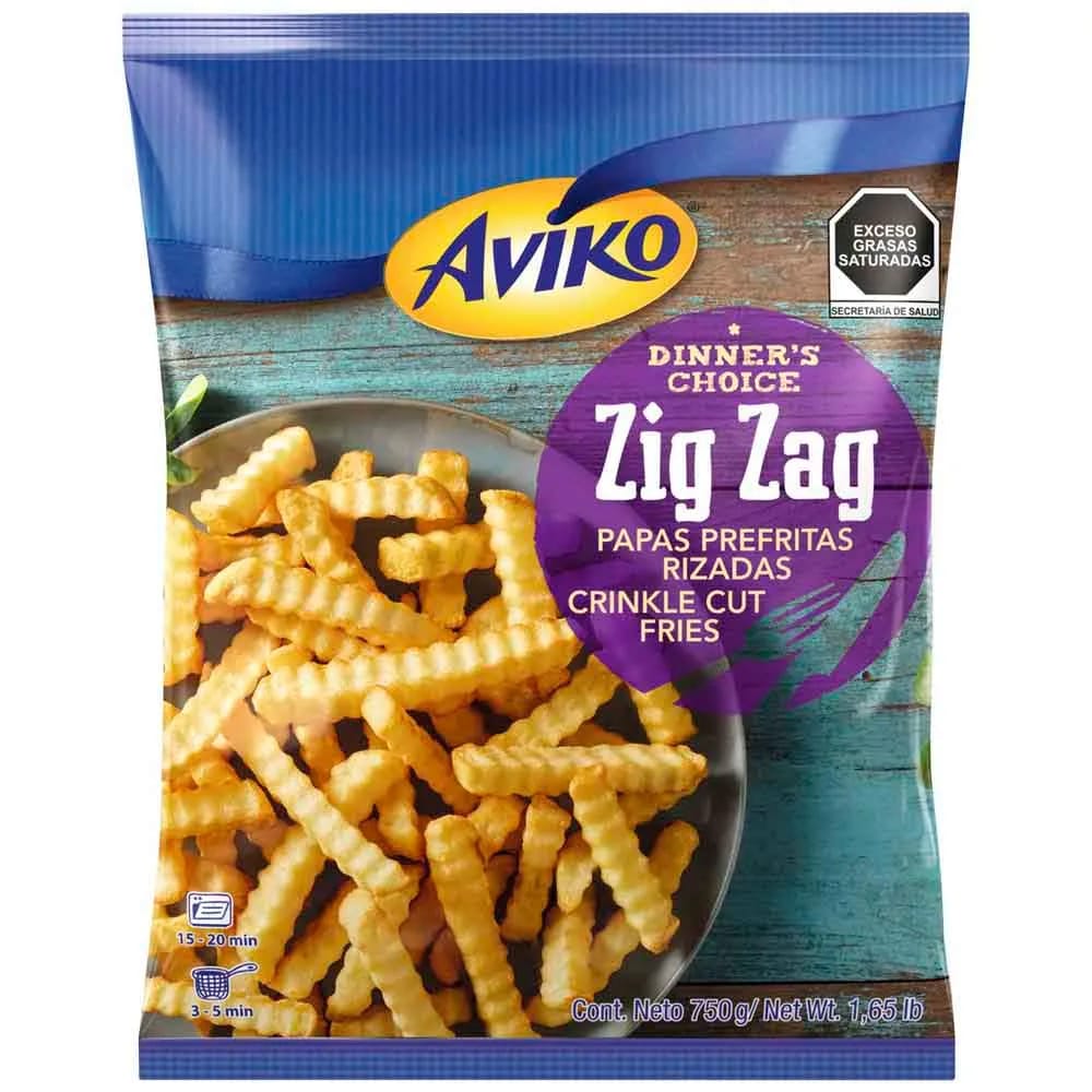 Papas Prefritas Rizadas AVIKO Bolsa 750g