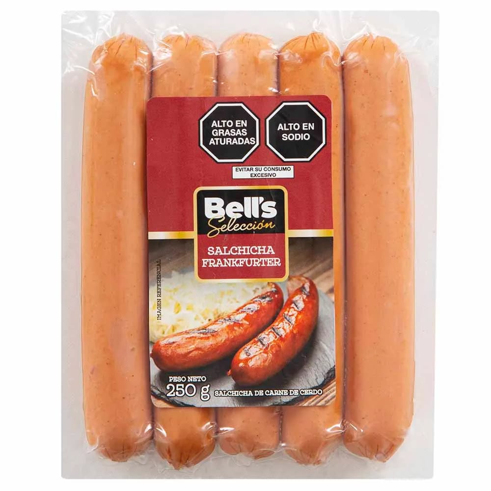 Salchicha Frankfurter BELL'S Paquete 250g
