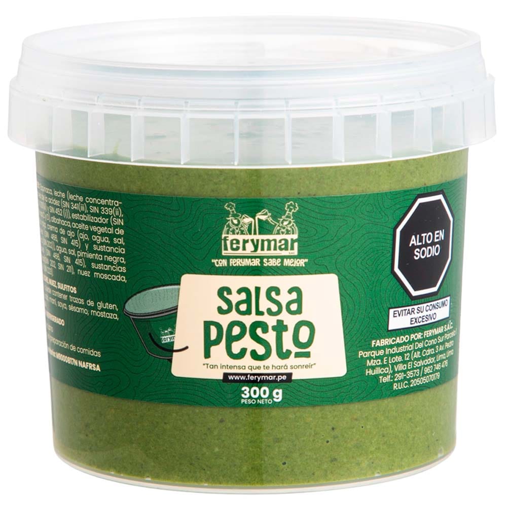 Salsa Pesto FERYMAR Pote 300g