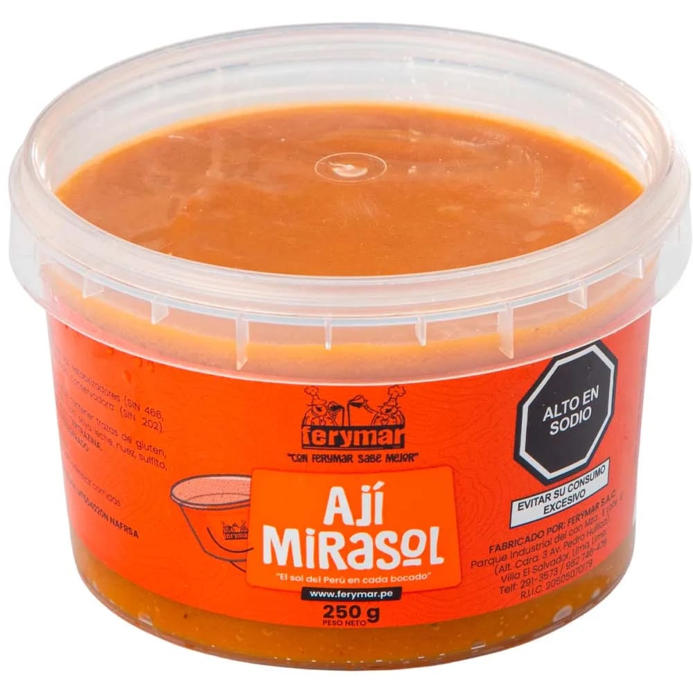 Ají Mirasol FERYMAR Pote 250g
