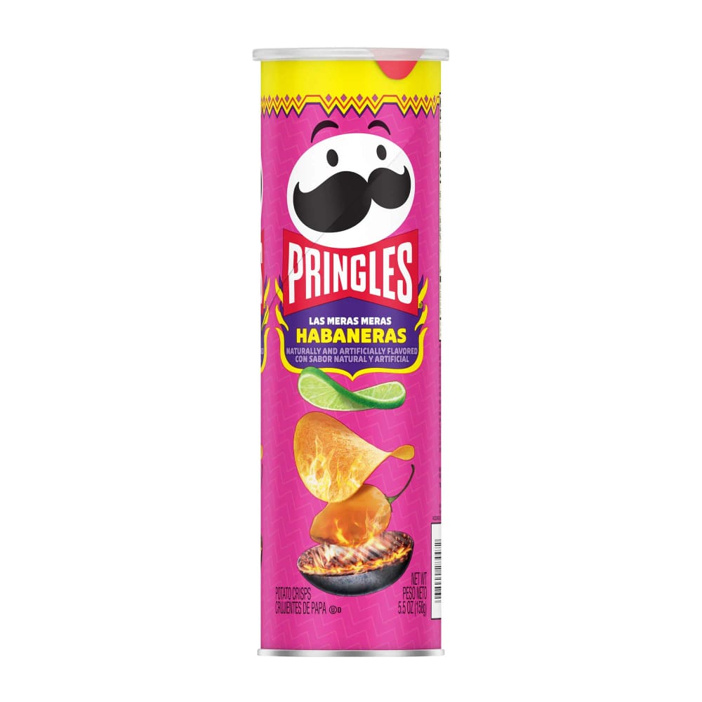 Papas PRINGLES Habaneras Lata 158g