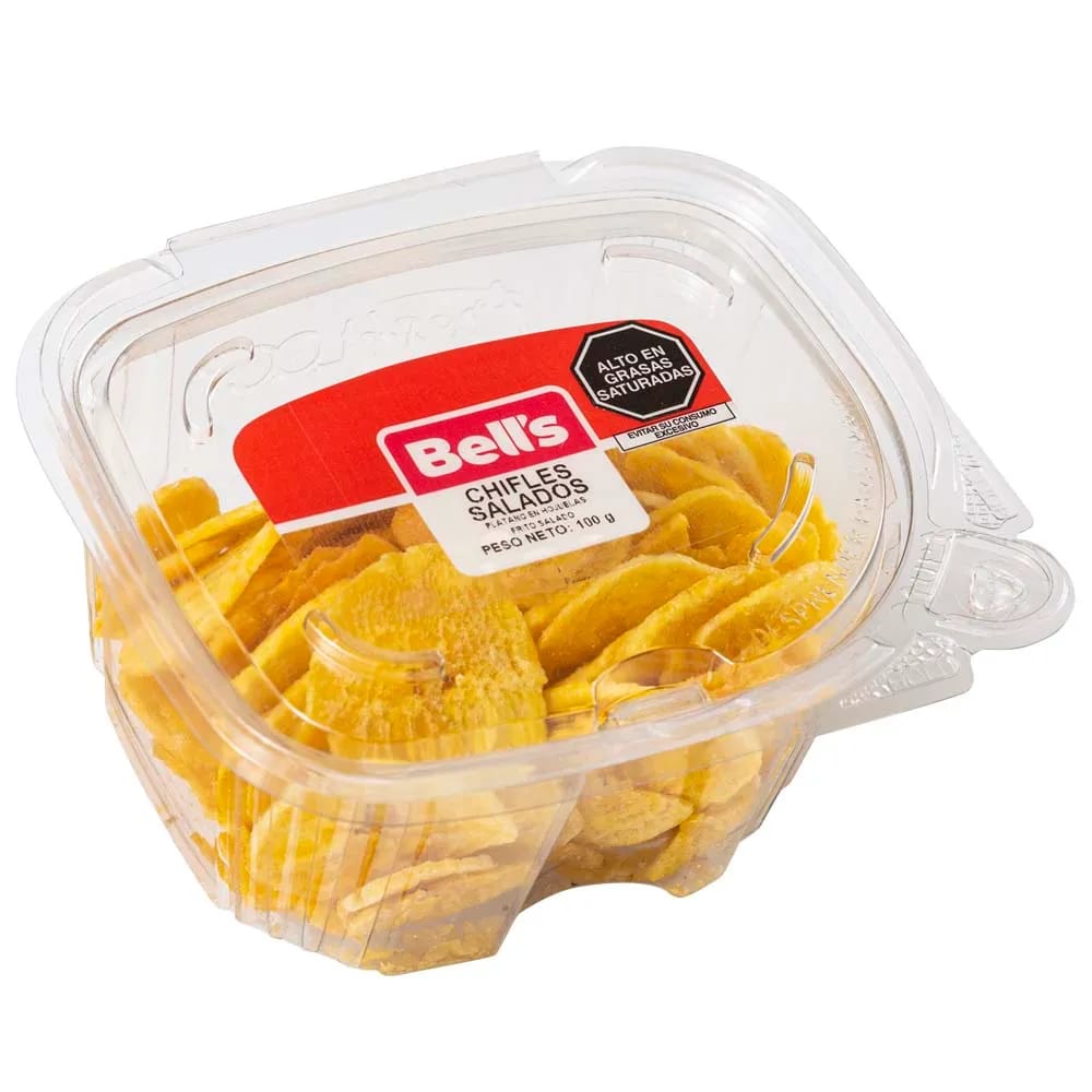 Piqueo BELL'S Chifles Salados Táper 100g