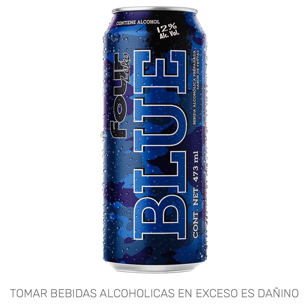 Bebida Alcohólica Preparada FOUR LOKO Blue Lata 473ml