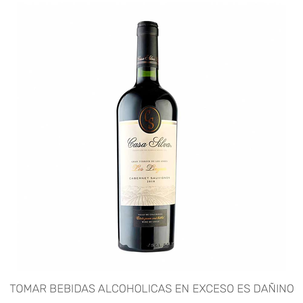 Vino Tinto CASA SILVA Los Lingues Cabernet Sauvignon Botella 750ml