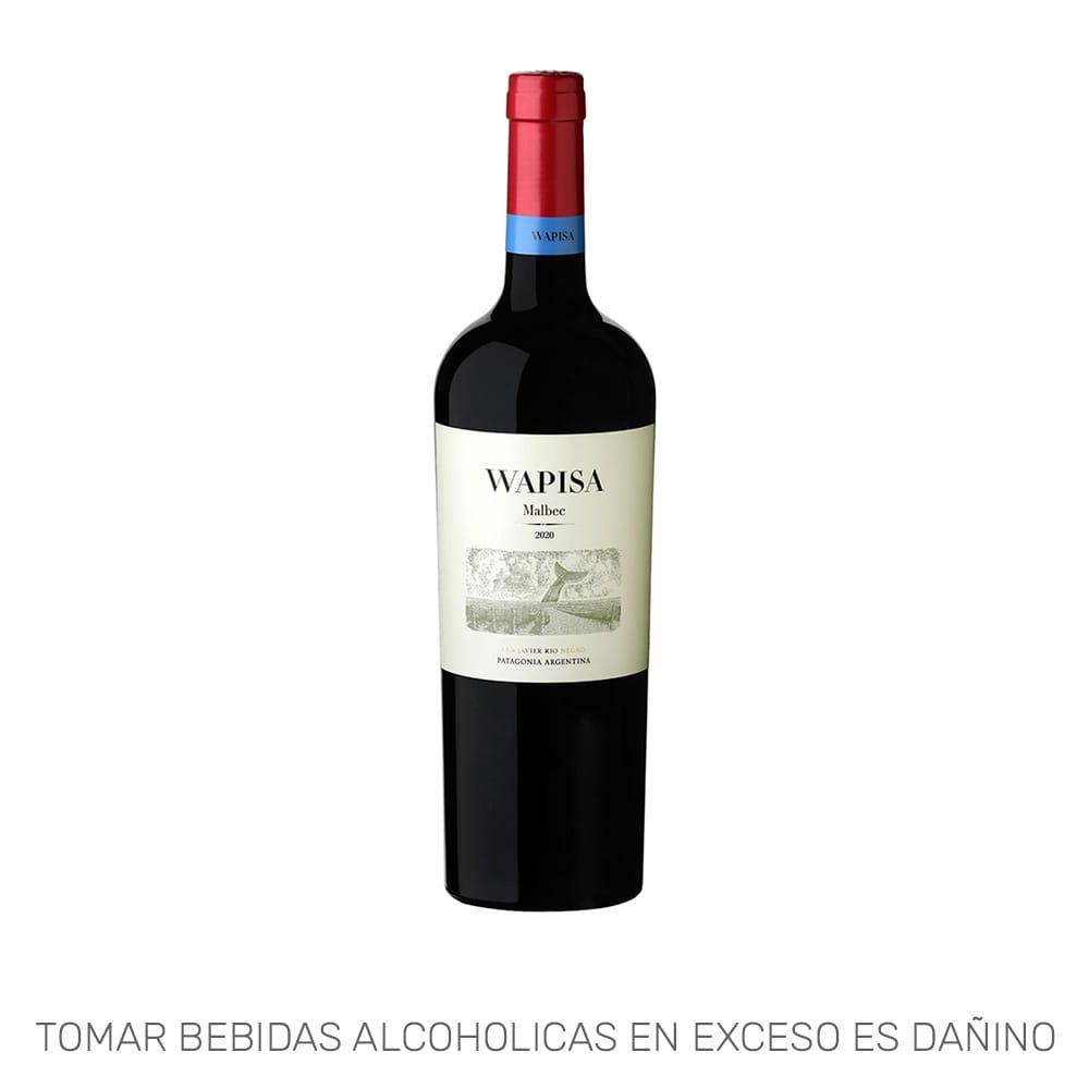 Vino Tinto WAPISA Malbec Botella 750ml