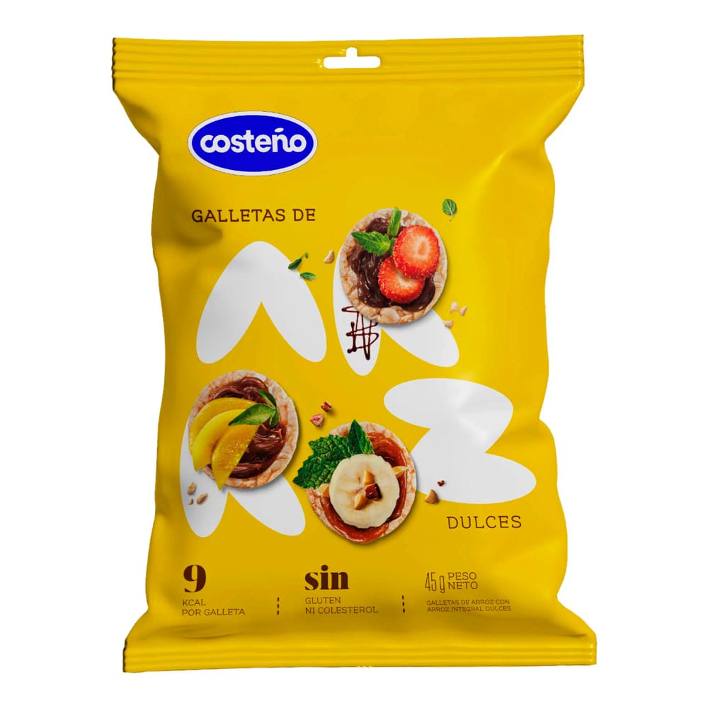 Galleta de Arroz Dulce COSTEÑO Bolsa 50g